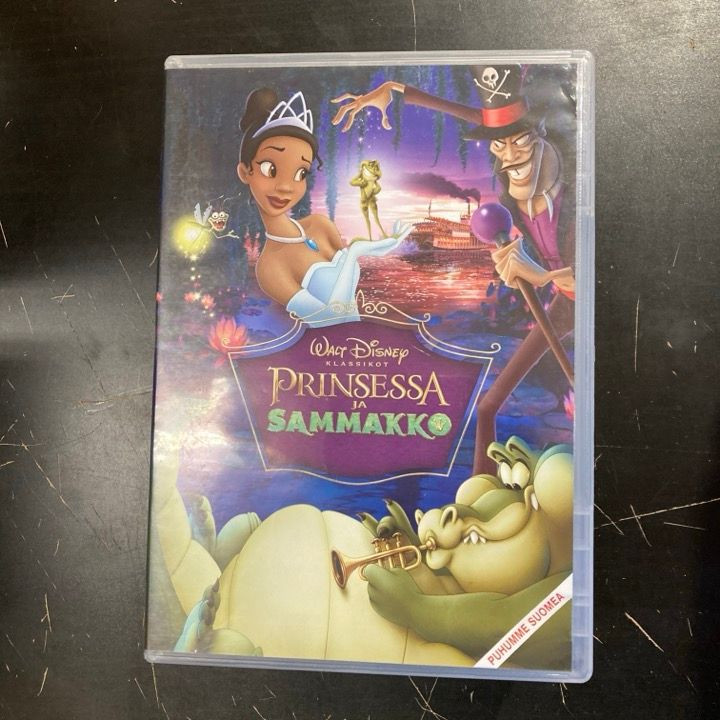 Prinsessa ja sammakko DVD (VG/VG+) -animaatio-